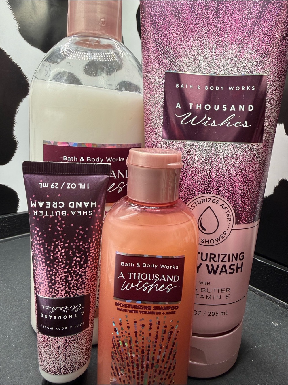 Bath & Body Works A Thousand Wishes Set - shampoo, conditioner, wash, & cream